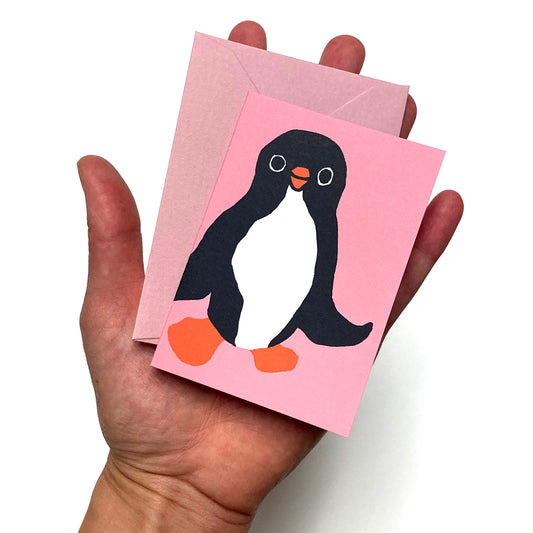 A7 Mini Card - Baby Penguin
