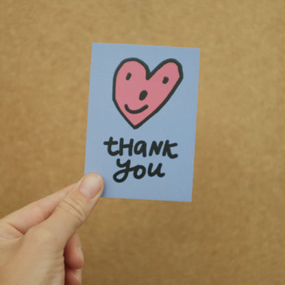 A7 Mini Card - Thank You Heart