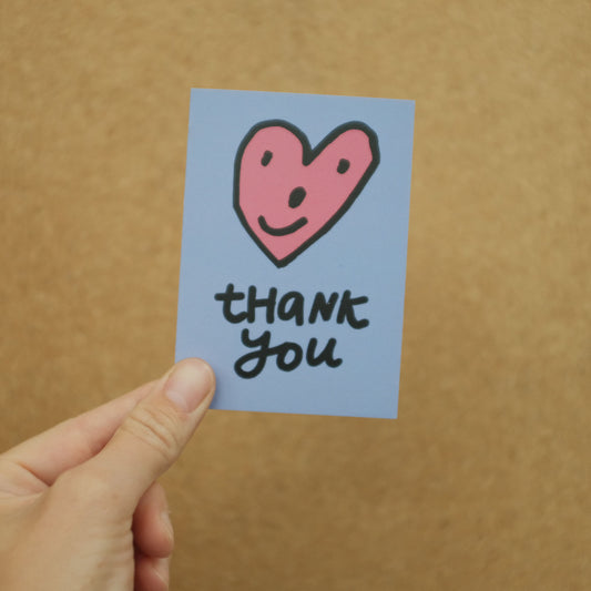 A7 Mini Card - Thank You Heart