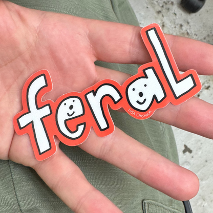 Vinyl Sticker - FERAL