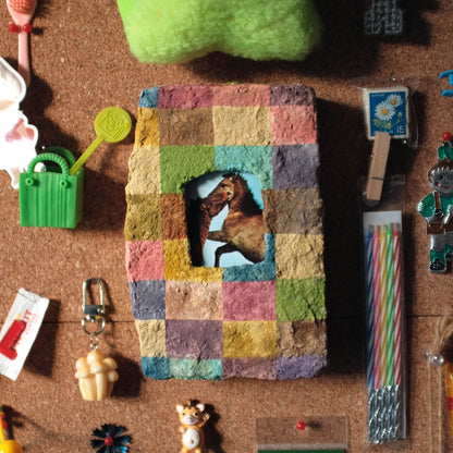 SPACE LUMP FRAME - Kissing Horses