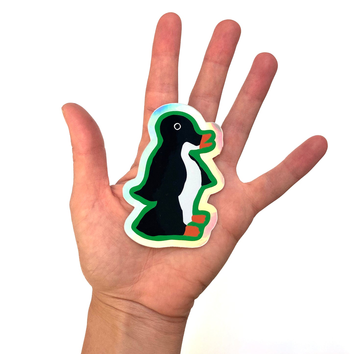 Vinyl Sticker - Holographic Penguin